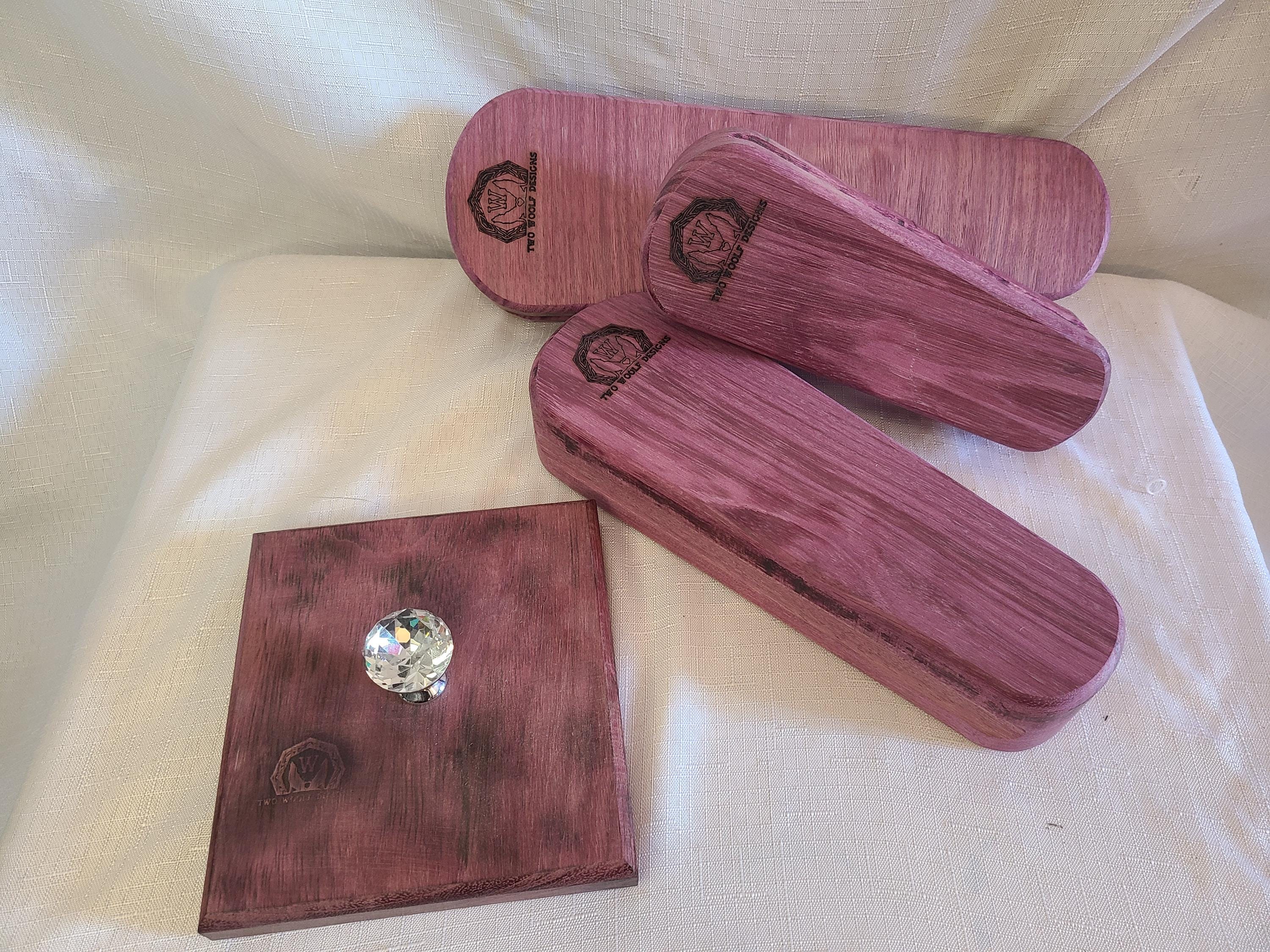 Personalized Tailor/Quilting Purple Heart Clappers No Stain No Dye