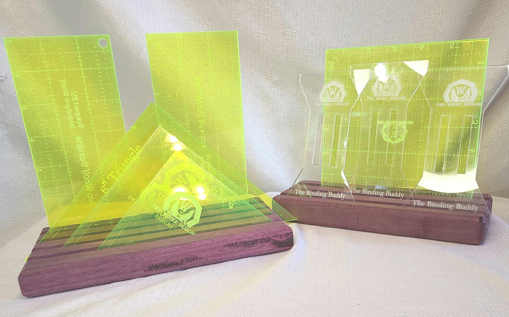 Quiling Template/Ruler Holder