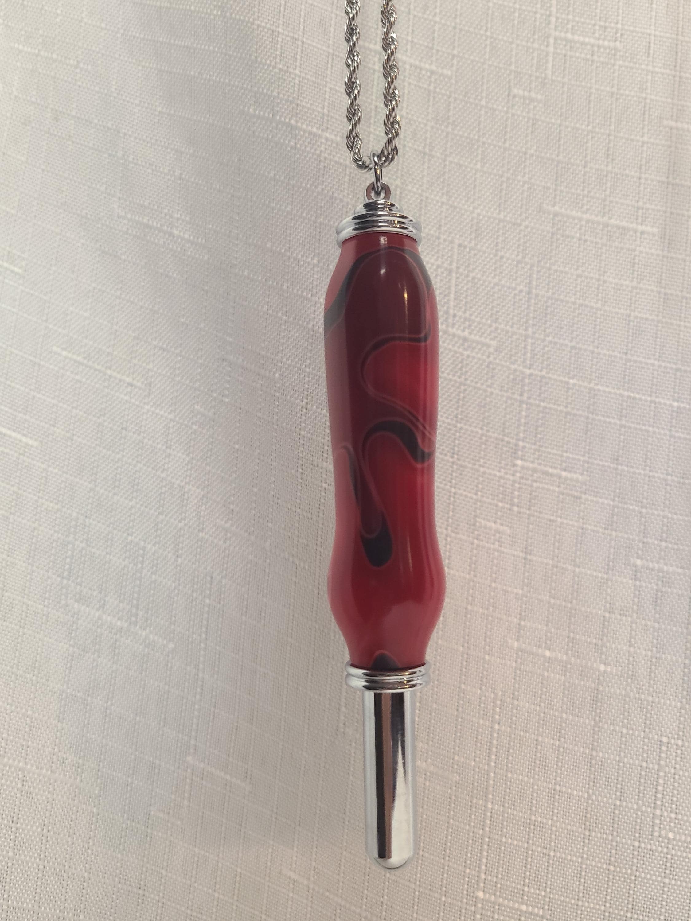 Necklace: Small or Large Seam Ripper, Needle Threader, or Stiletto, Hand Turned