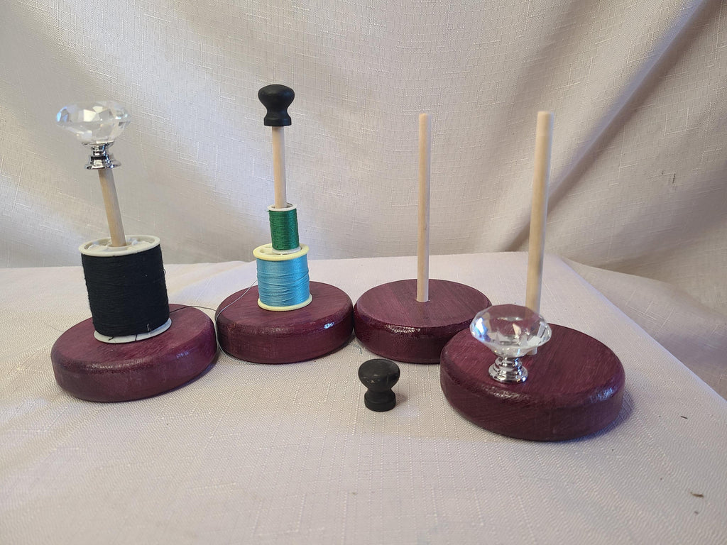Purple Heart Thread Holder Stand