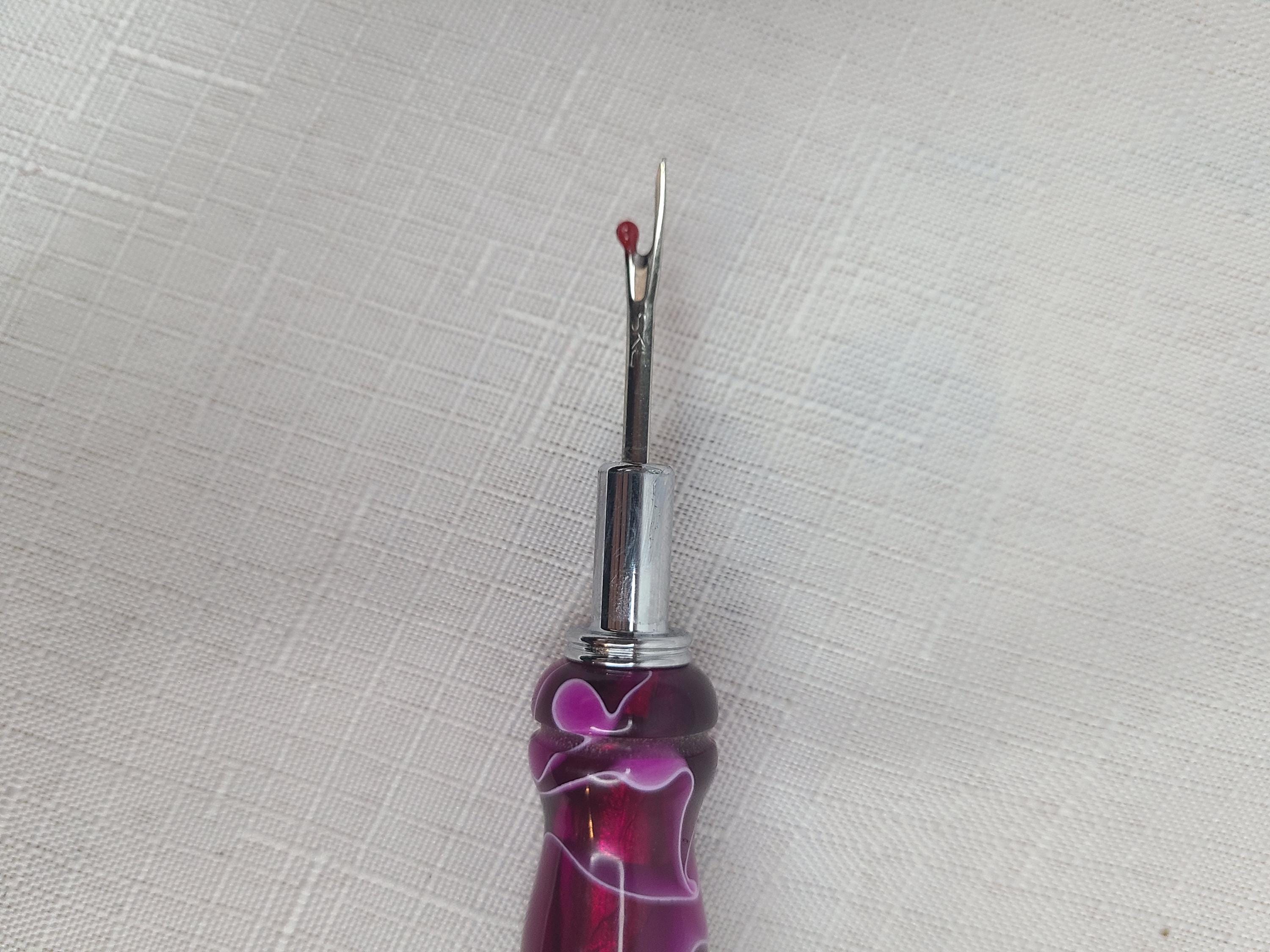 Necklace: Small or Large Seam Ripper, Needle Threader, or Stiletto, Hand Turned