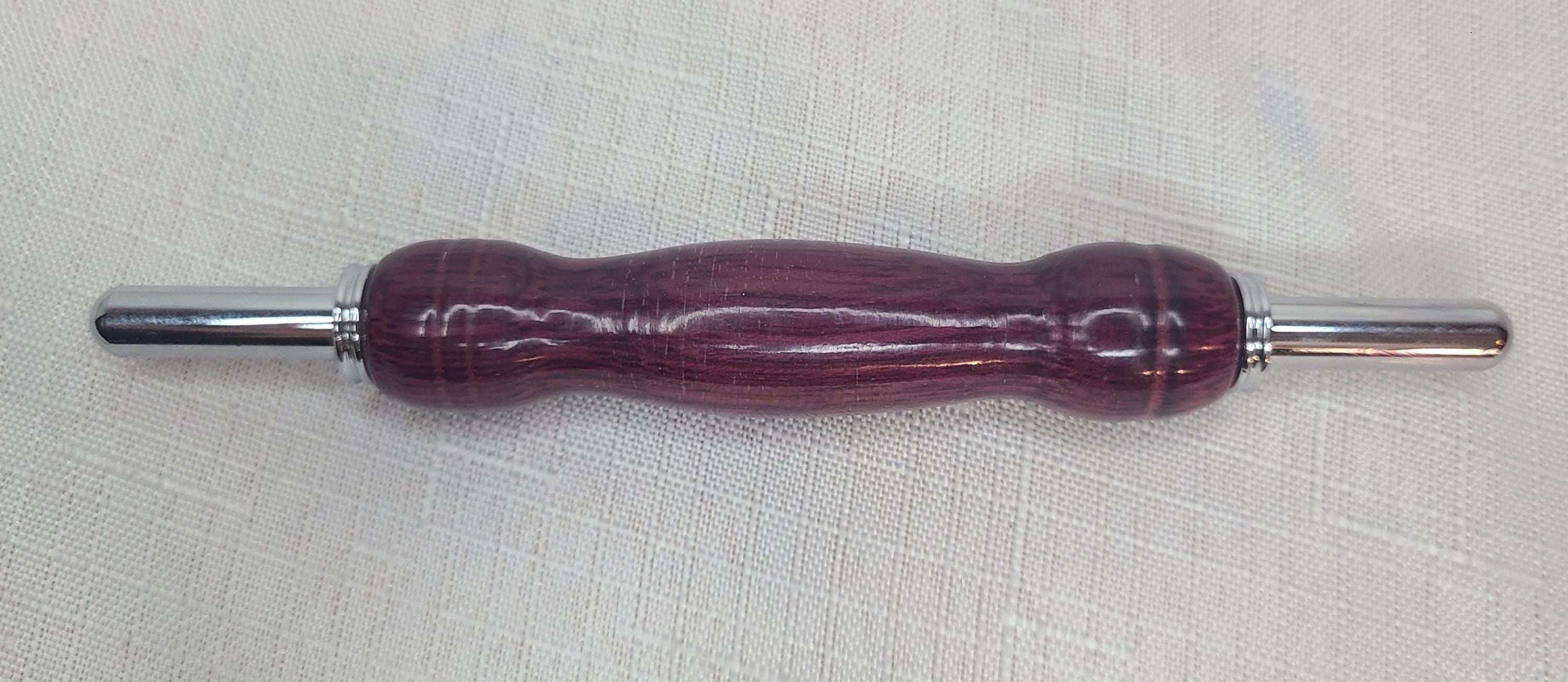 Wooden Double Ended two size Seam Ripper, Needle Threader, Stiletto Hand Turned