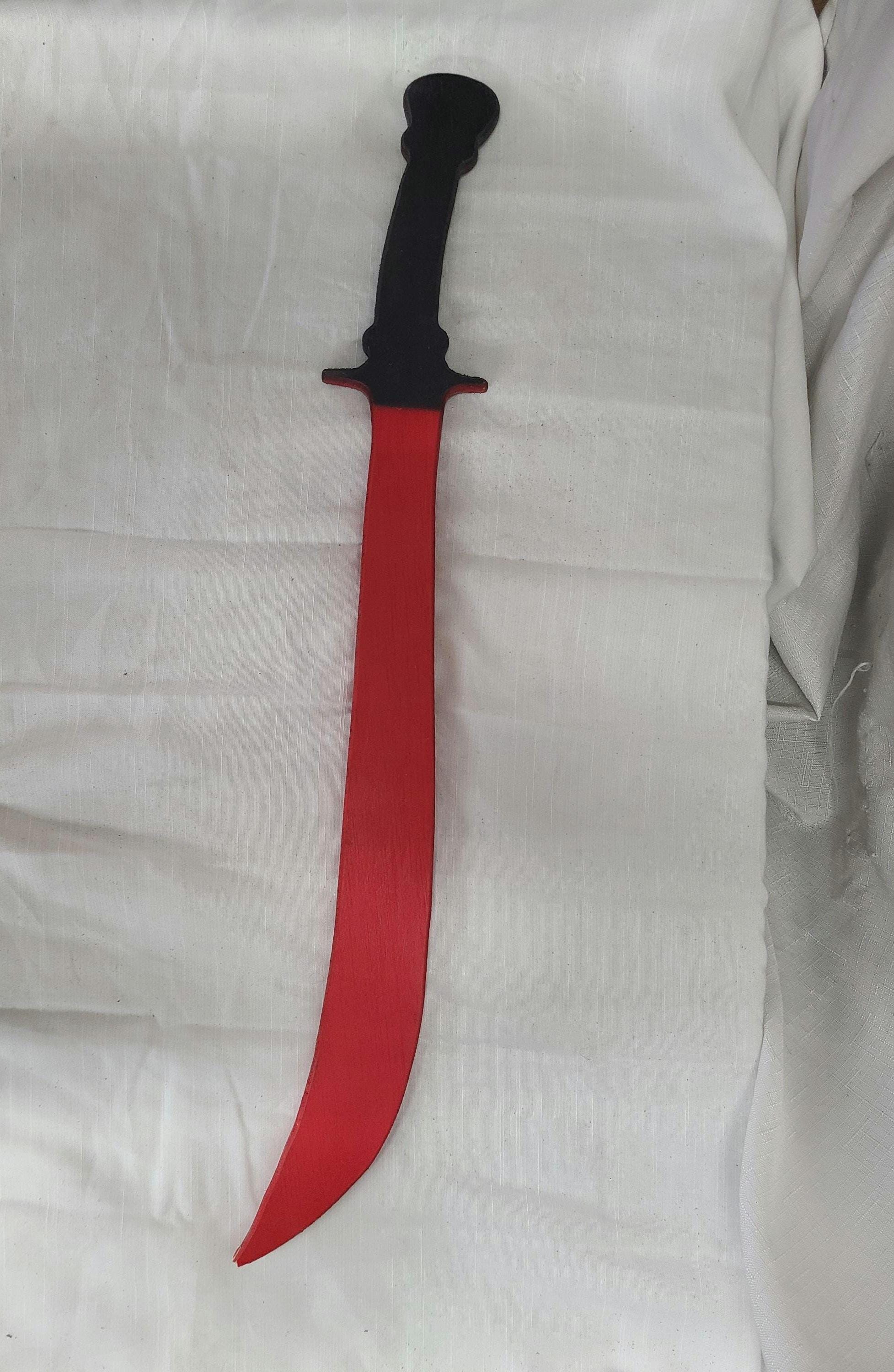 Personalized Vintage Toy Wooden Sword Multicolor