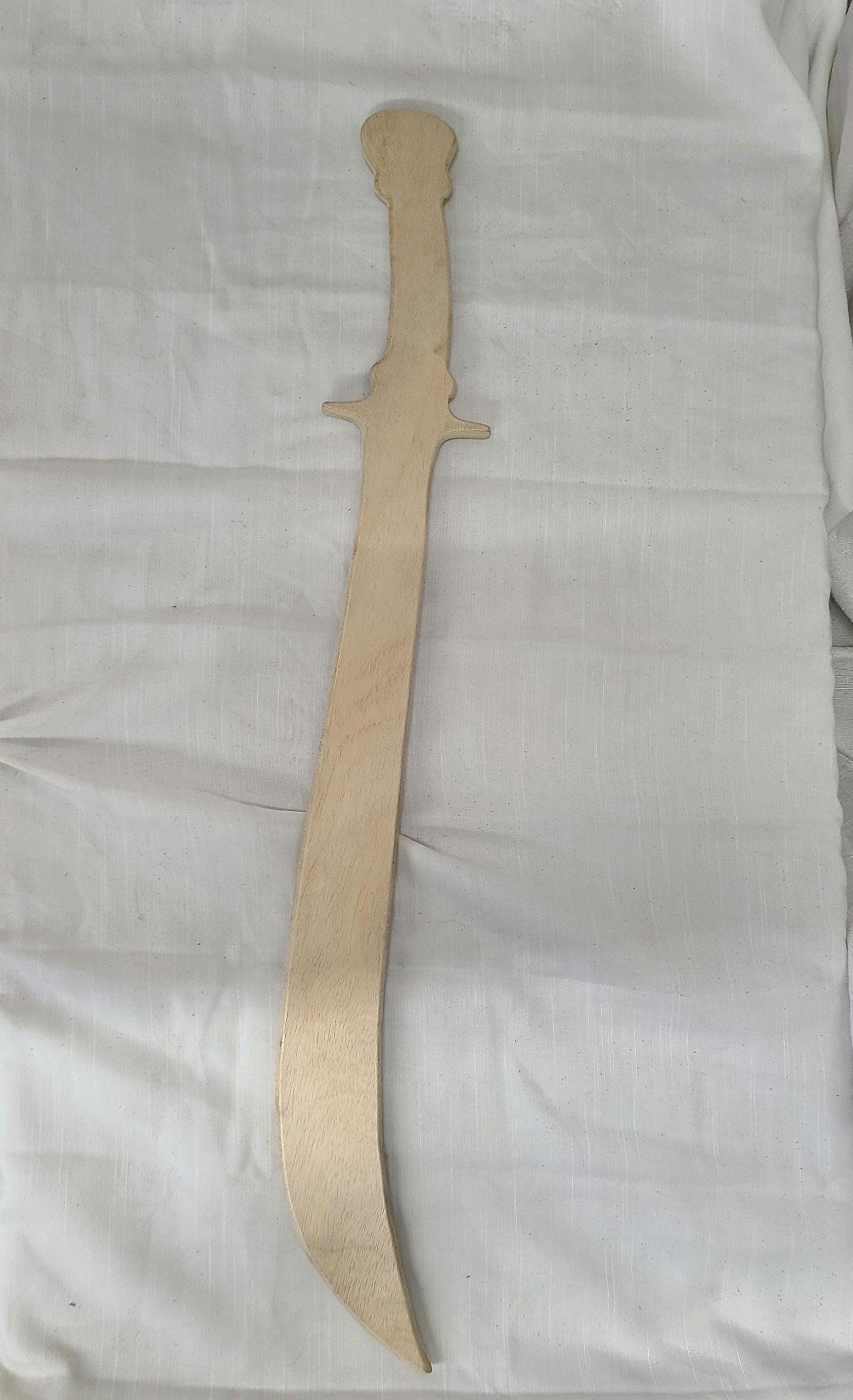 Personalized Vintage Toy Wooden Sword Multicolor
