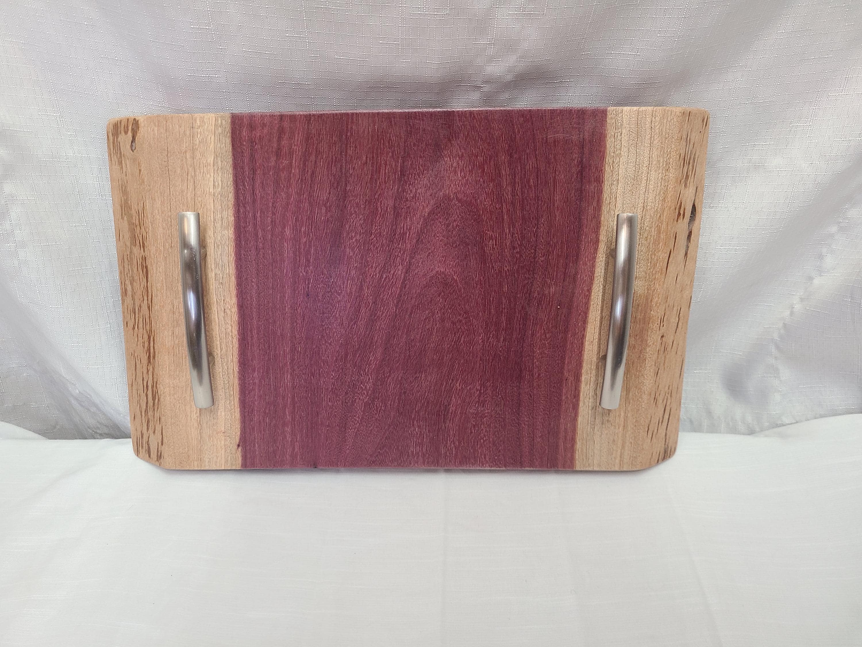 Live edge Purple Heart wooden Serving Tray