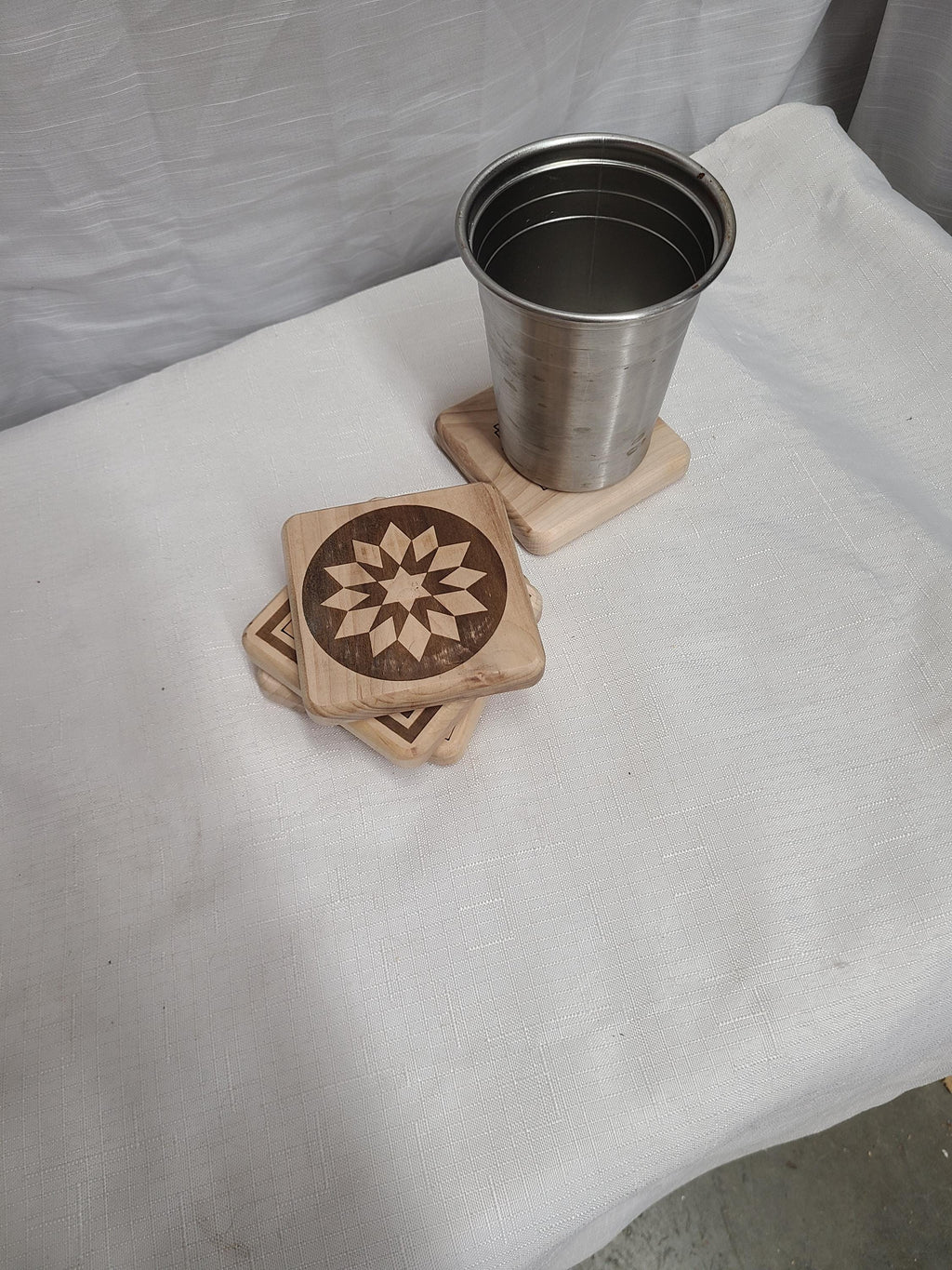 Personalized Coasters Quilting Theme