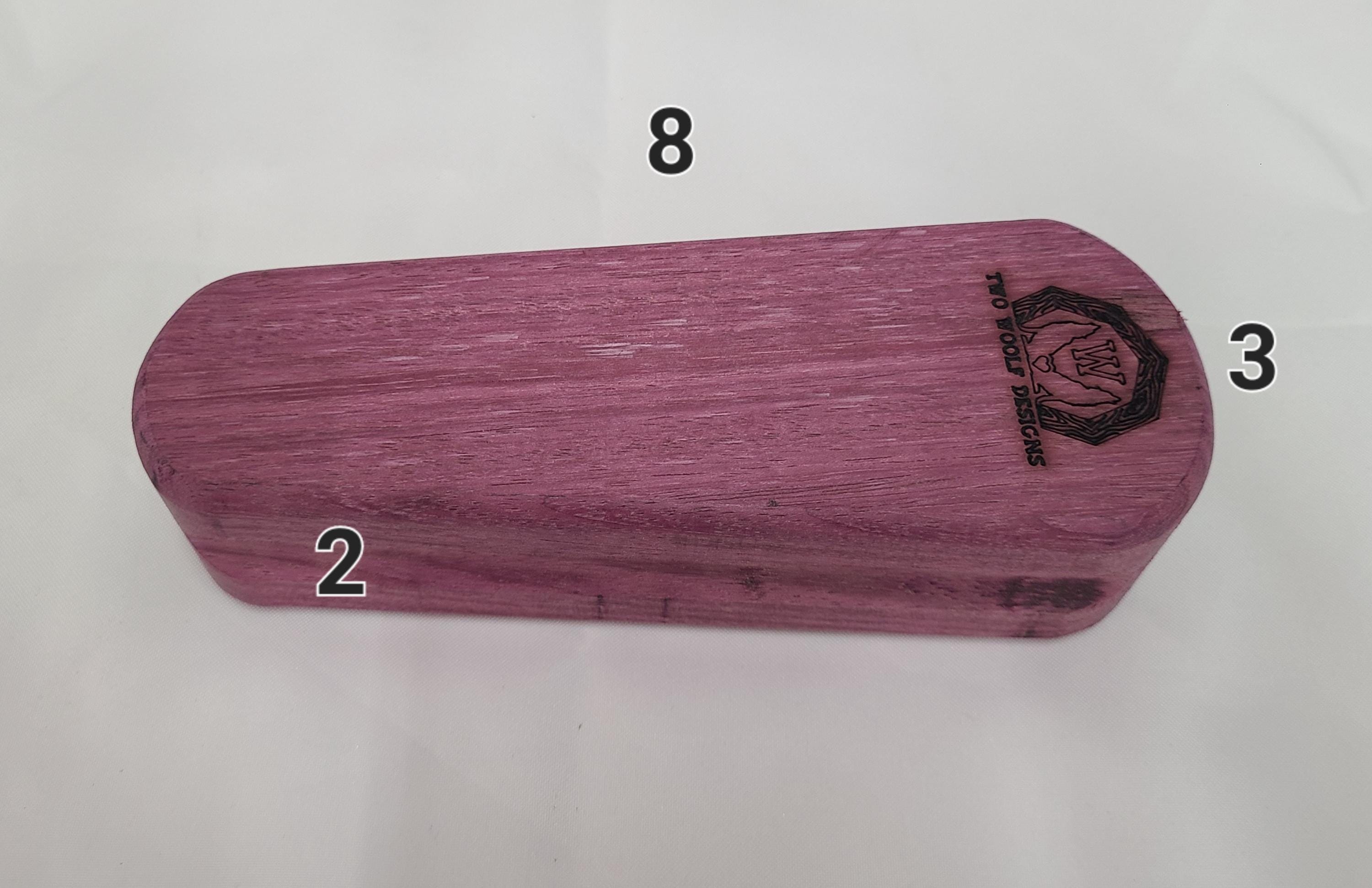 Personalized Tailor/Quilting Purple Heart Clappers No Stain No Dye