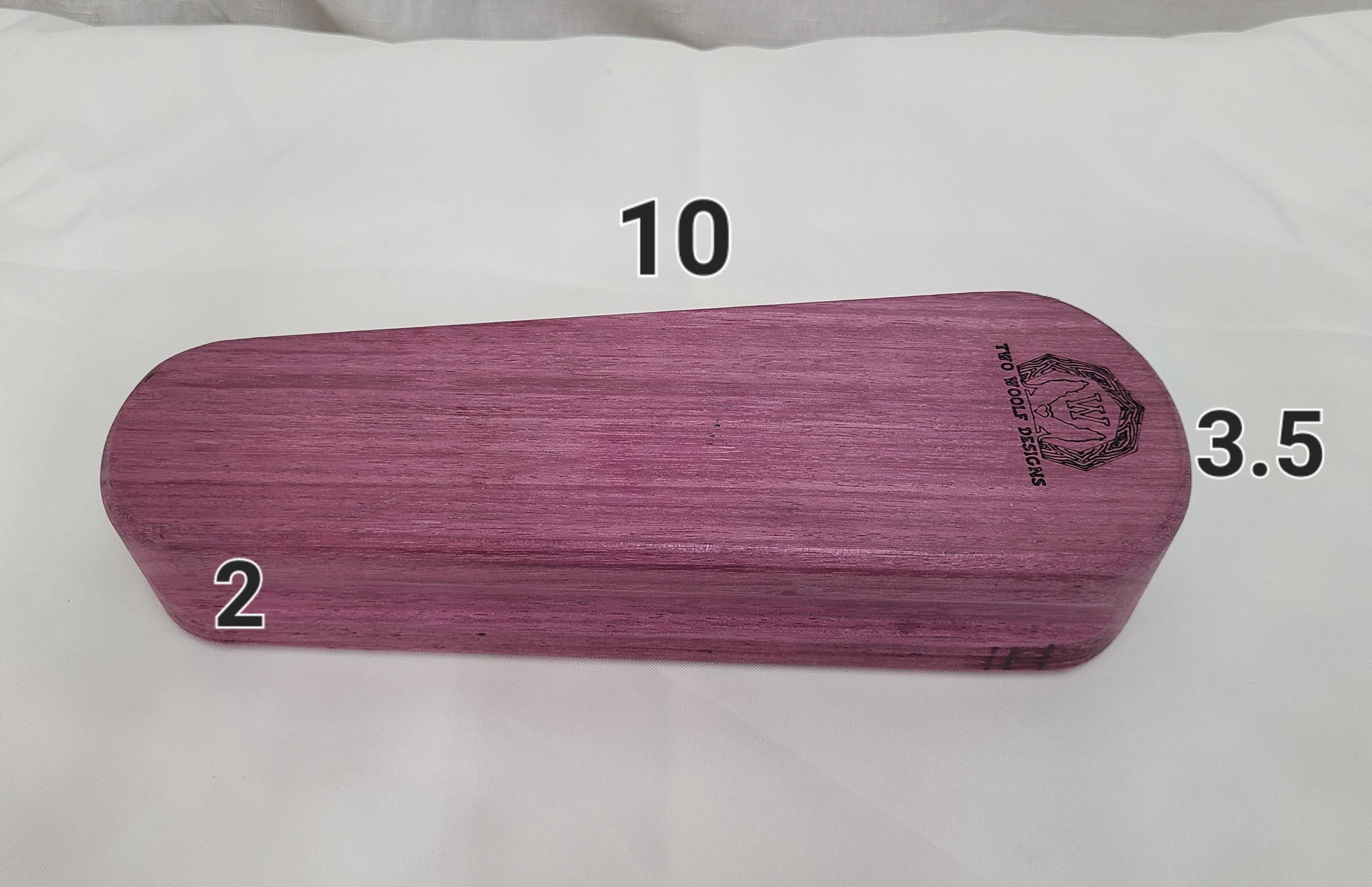Personalized Tailor/Quilting Purple Heart Clappers No Stain No Dye