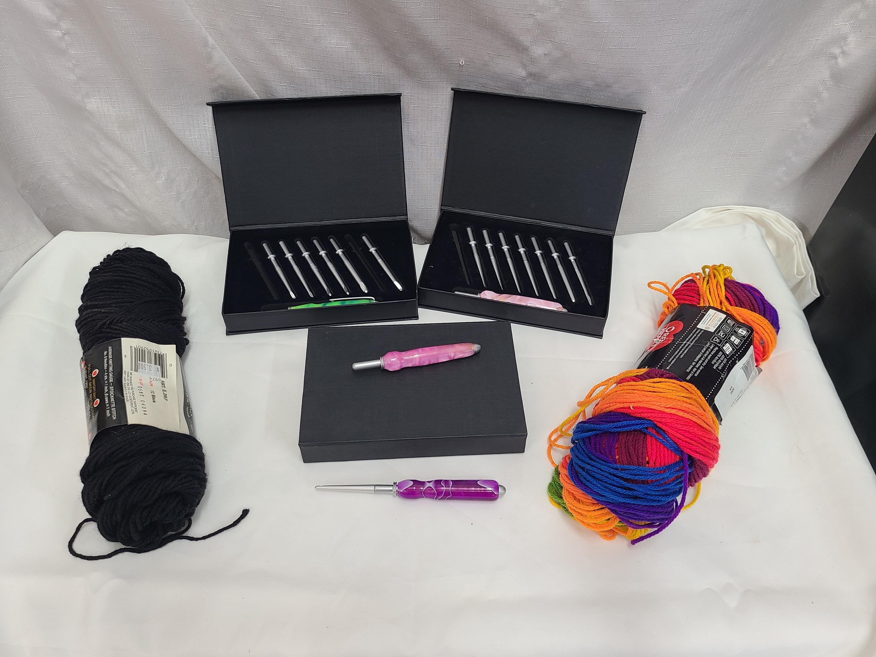 Acrylic Colorful Crochet Set