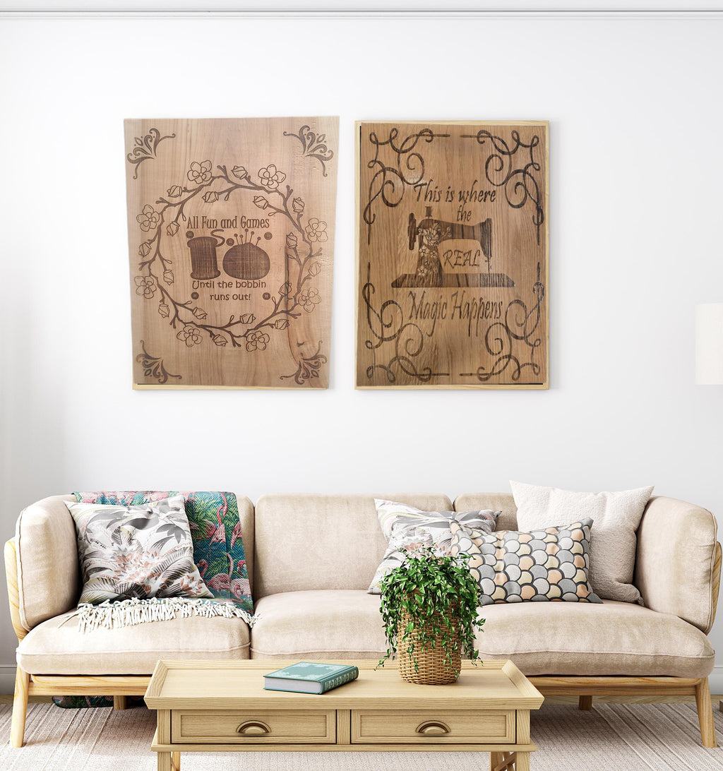 Quilting Themed Signs Wall Art