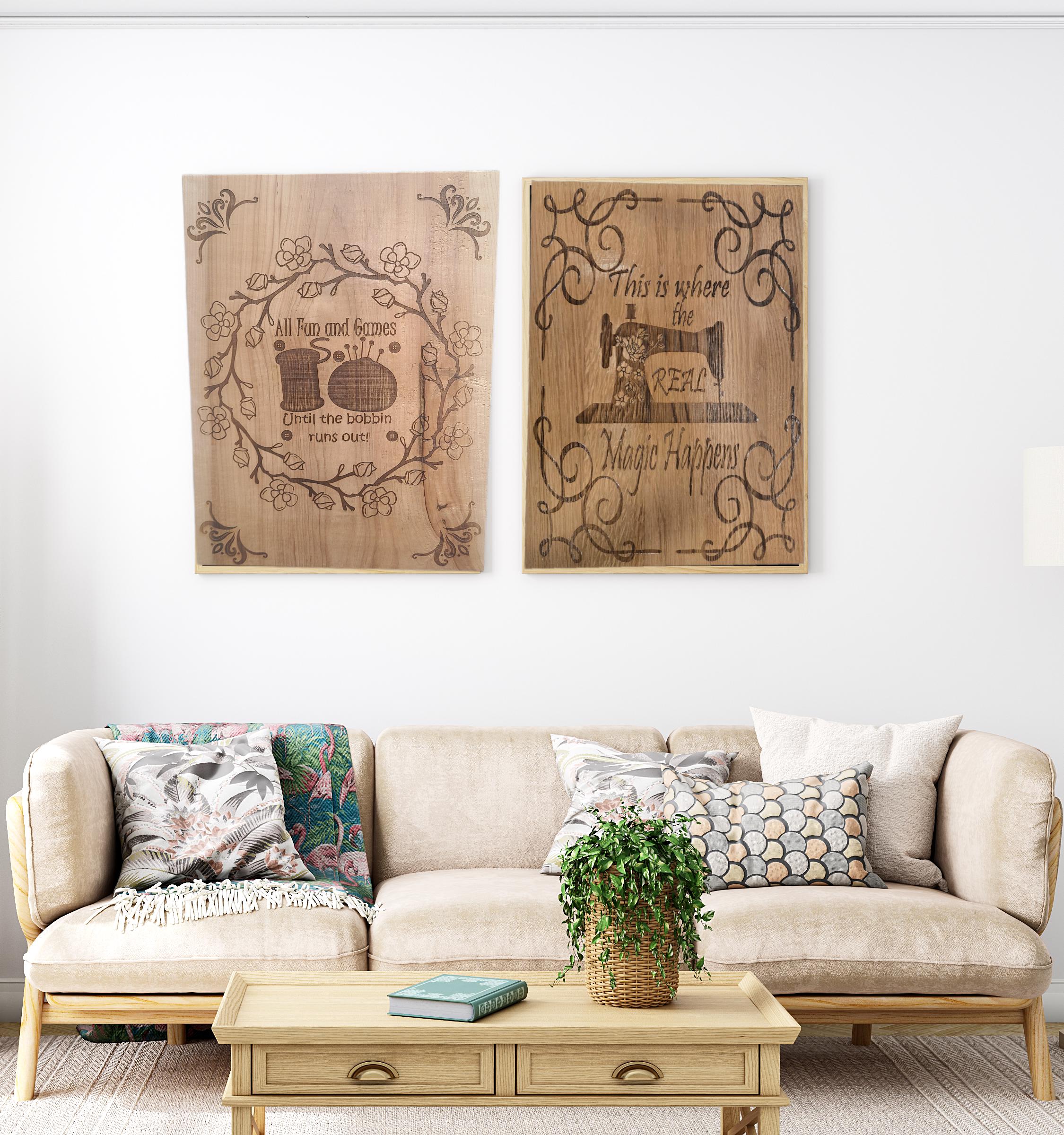 Quilting Themed Signs Wall Art