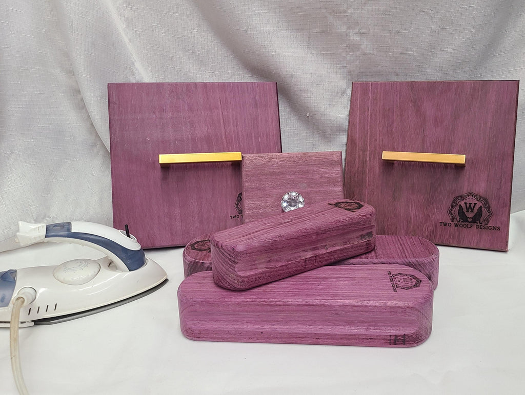 Personalized Tailor/Quilting Purple Heart Clappers No Stain No Dye