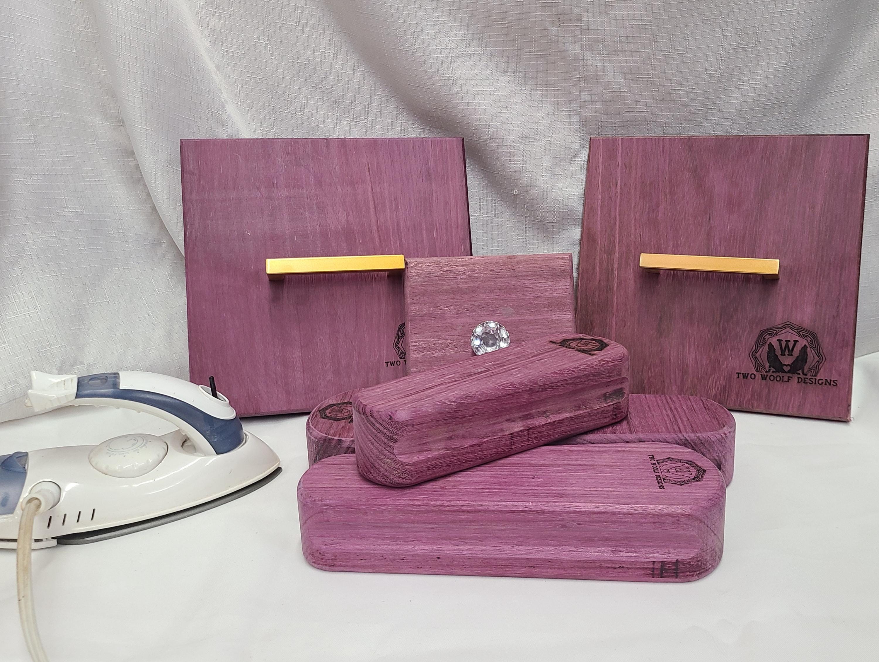 Personalized Tailor/Quilting Purple Heart Clappers No Stain No Dye