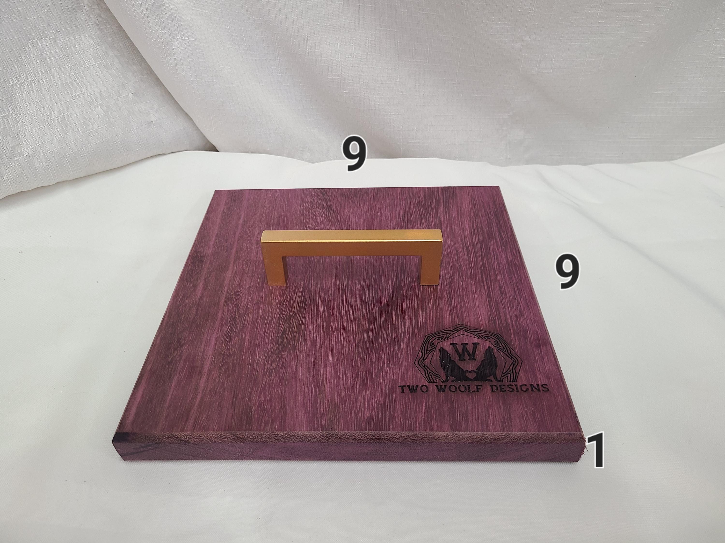 Personalized Tailor/Quilting Purple Heart Clappers No Stain No Dye
