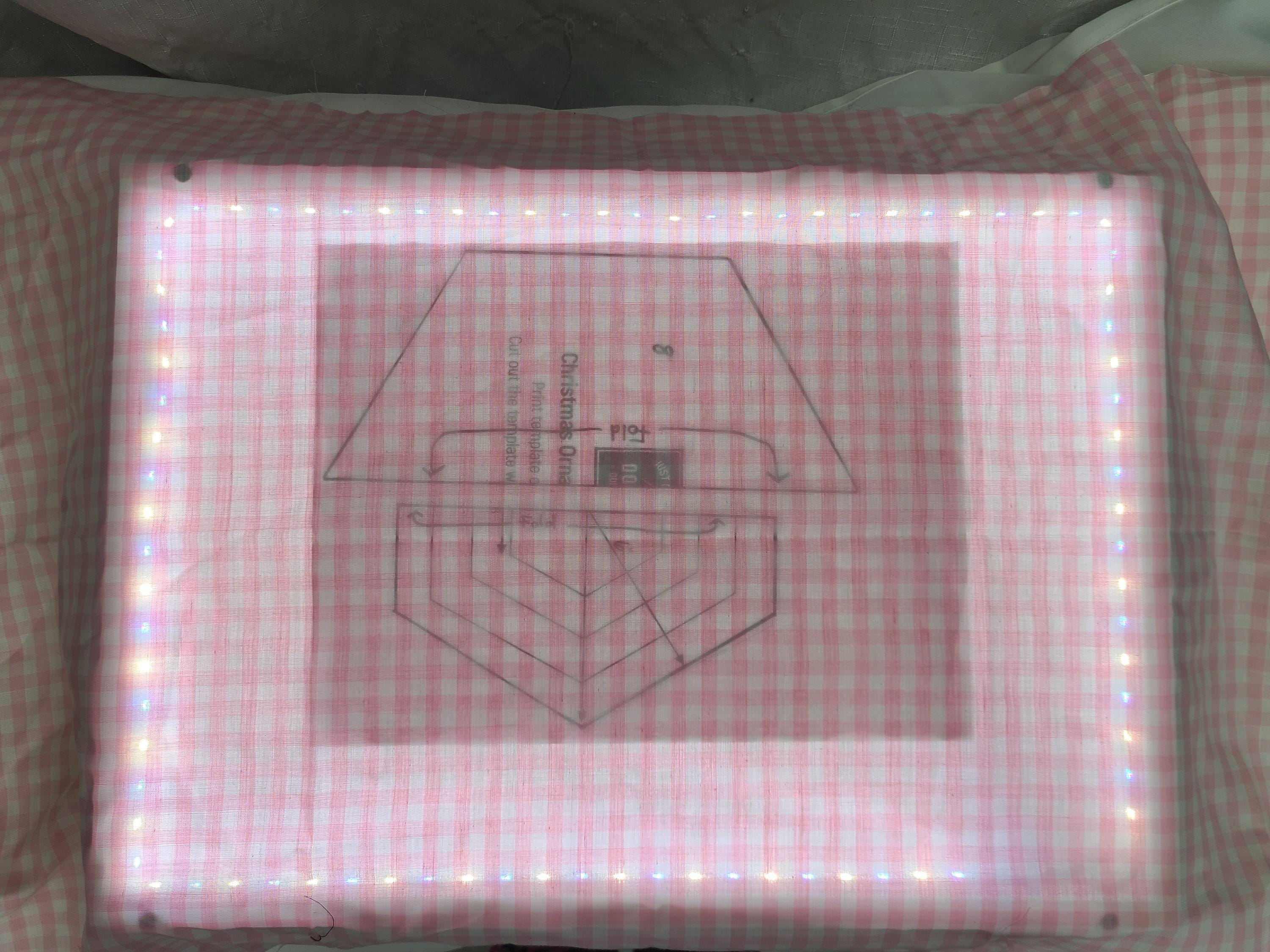Light Box for Applique, Quilting, Sewing, Embroidery, and Crafting