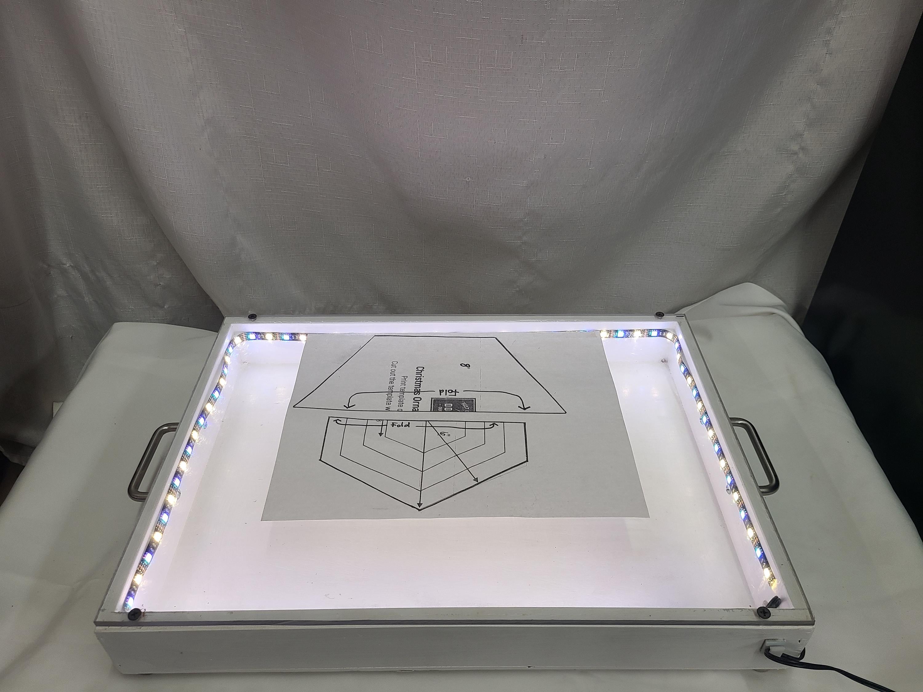 Light Box for Applique, Quilting, Sewing, Embroidery, and Crafting