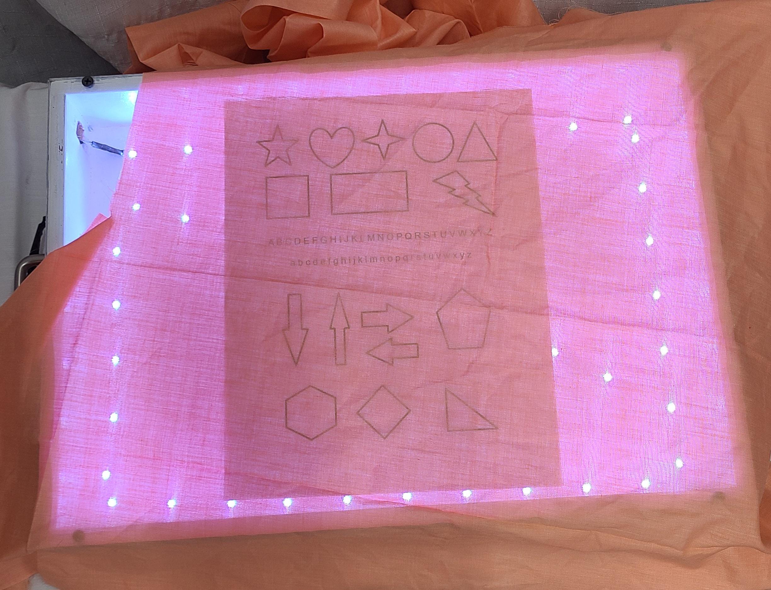 Light Box for Applique, Quilting, Sewing, Embroidery, and Crafting