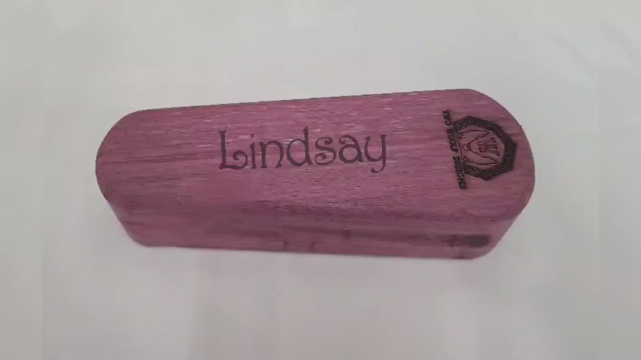 Personalized Tailor/Quilting Purple Heart Clappers No Stain No Dye